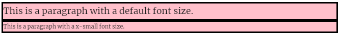 font-size: x-small;