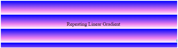 Repeating Linear Gradient Color Transition